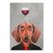 Dachshund With Wineglass by Coco De Paris  Poster Art Print - Americanflat